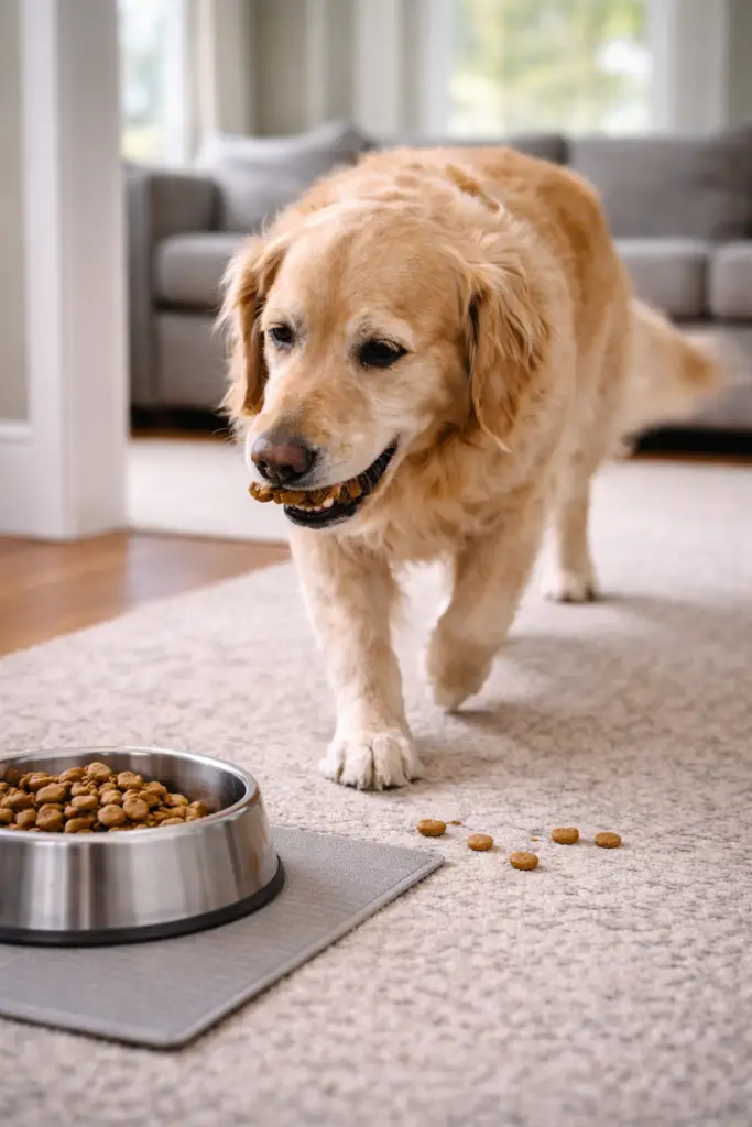 why dogs move food around. arvin k9 team articles