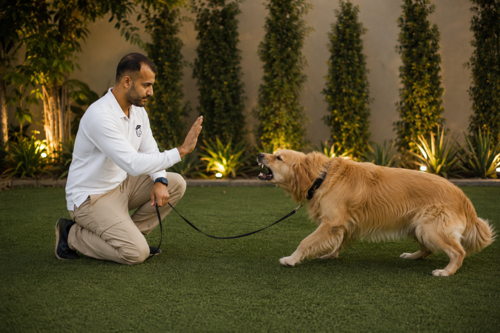 Dog behavior training for calmer reactions and better control