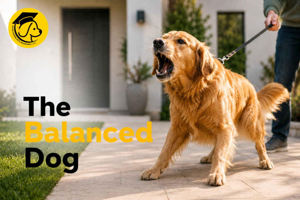 Dog behavior training for calmer reactions and better control